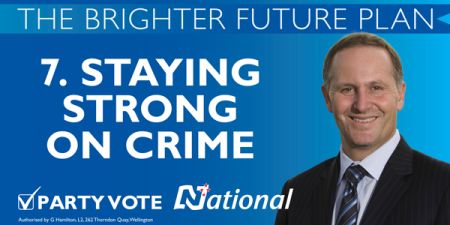 National Party staying strong on crime
