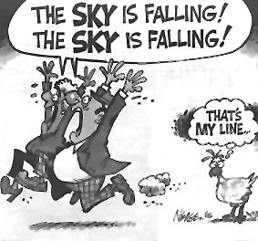 The sky is falling