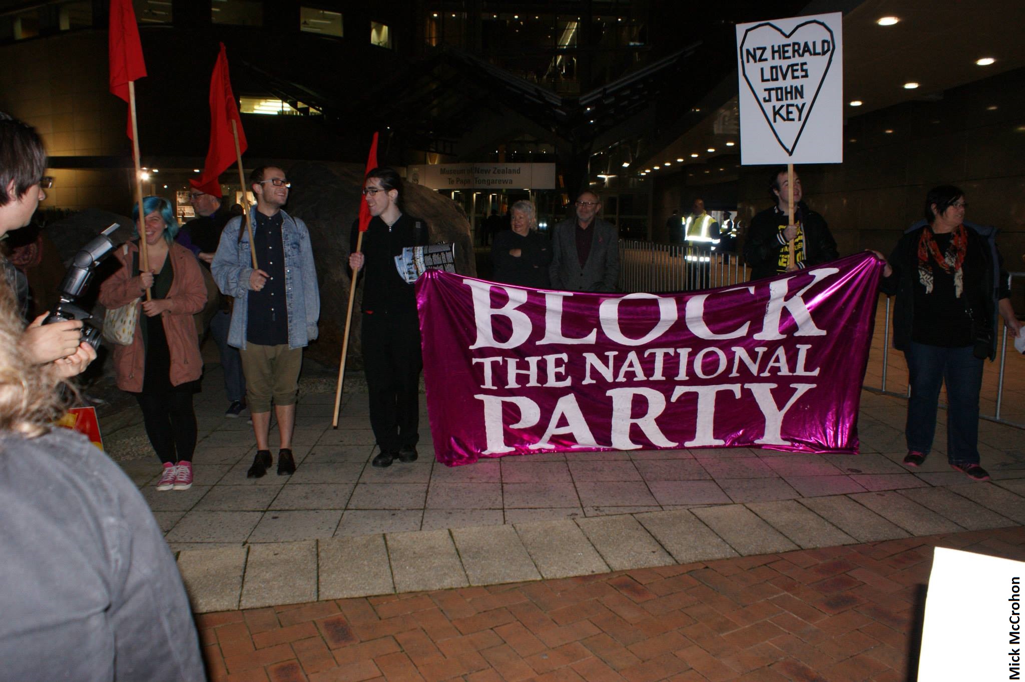 anti-National protest - Poneke Action Against Poverty - 28 June 2014 - Te Papa - Wellington (101)