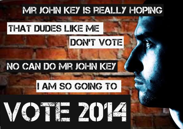 John Key is really hoping that dudes like me don't vote