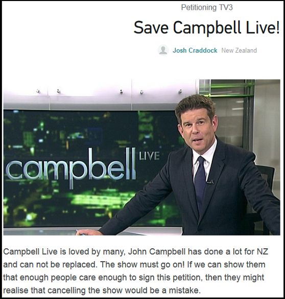 save campbell live petition
