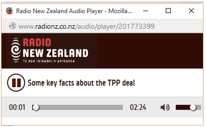 Some key facts about the TPP deal - radio nz